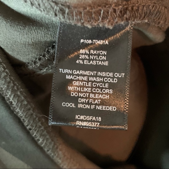 Anthropologie Sanctuary Green Camouflage Leggings Size Small - Picture 6 of 6